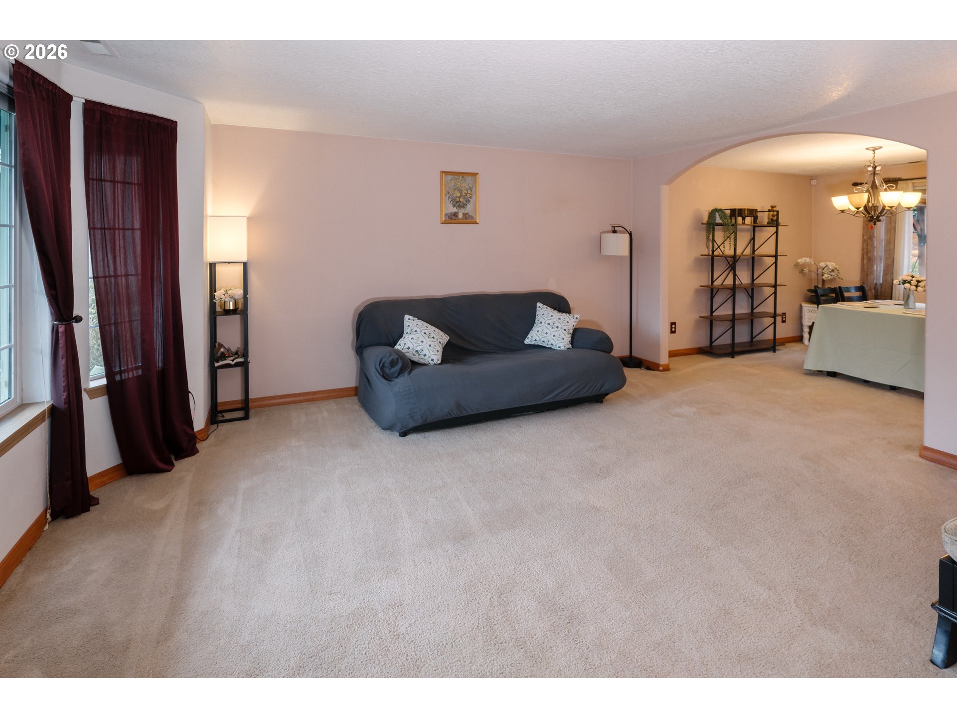 1254 Crystal Lane Lafayette, OR 97127 - Photo 9 of 34 a living room with furniture and a bathroom