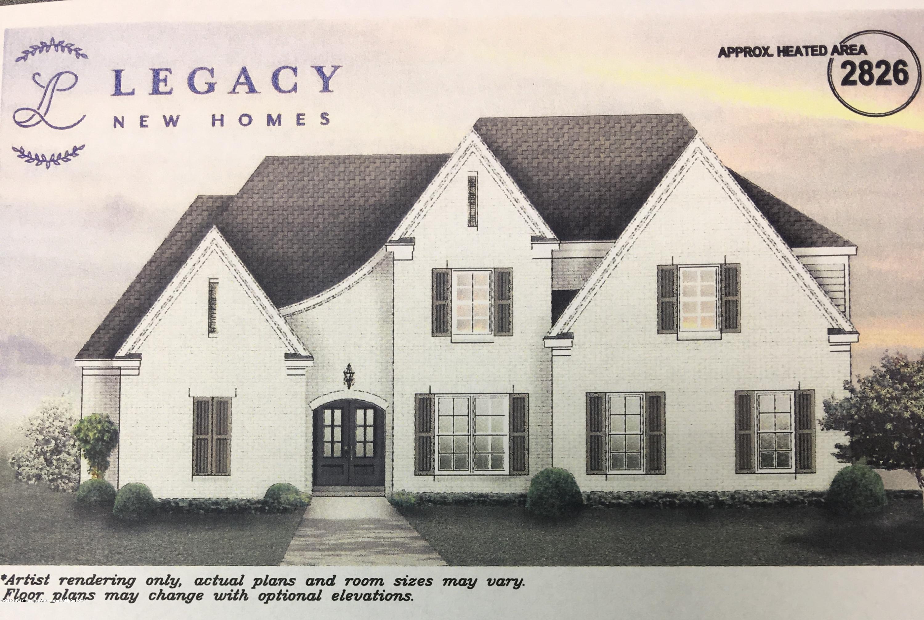 1597 Johnston Road Hernando, MS 38632 - Photo 2 of 28 Newberry Exterior Elevation