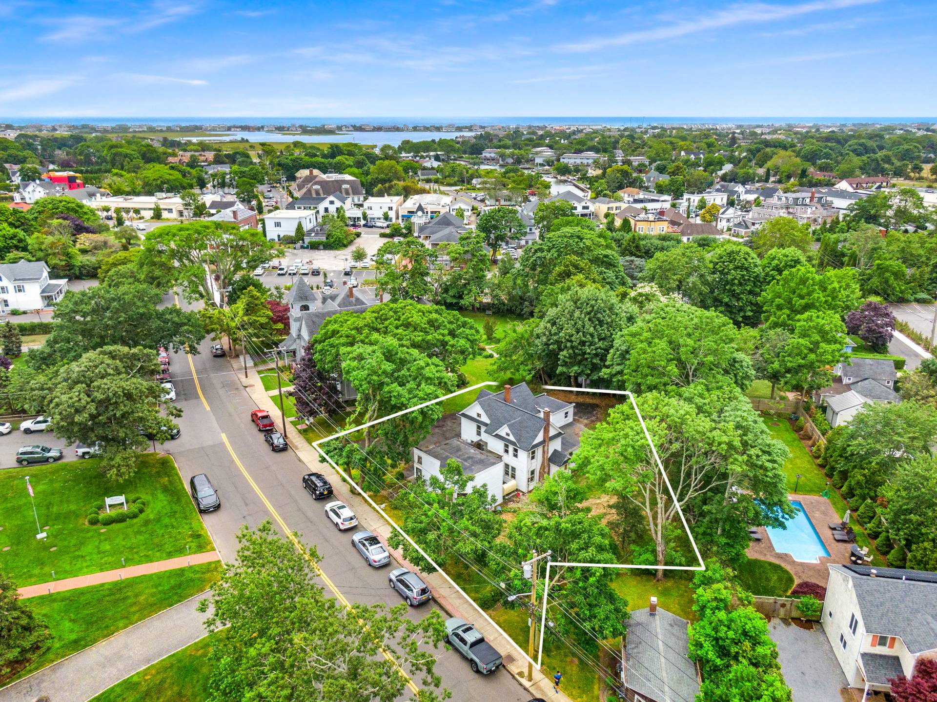 57 Mill Road Westhampton Beach, NY 11978 - Photo 3 of 20 an aerial view of a city