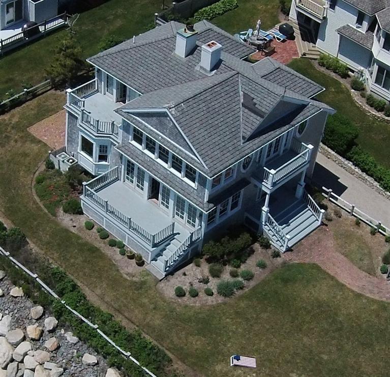 31 Starboard Lane Mashpee, MA 02649 - Photo 34 of 35 an aerial view of a house with a yard