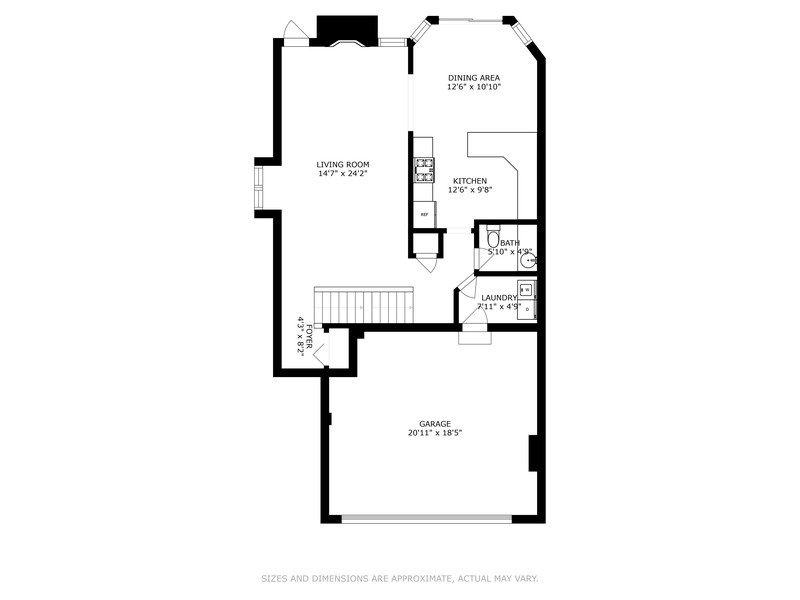 208 South Rush Street Itasca, IL 60143 - Photo 30 of 33 a picture of a floor plan