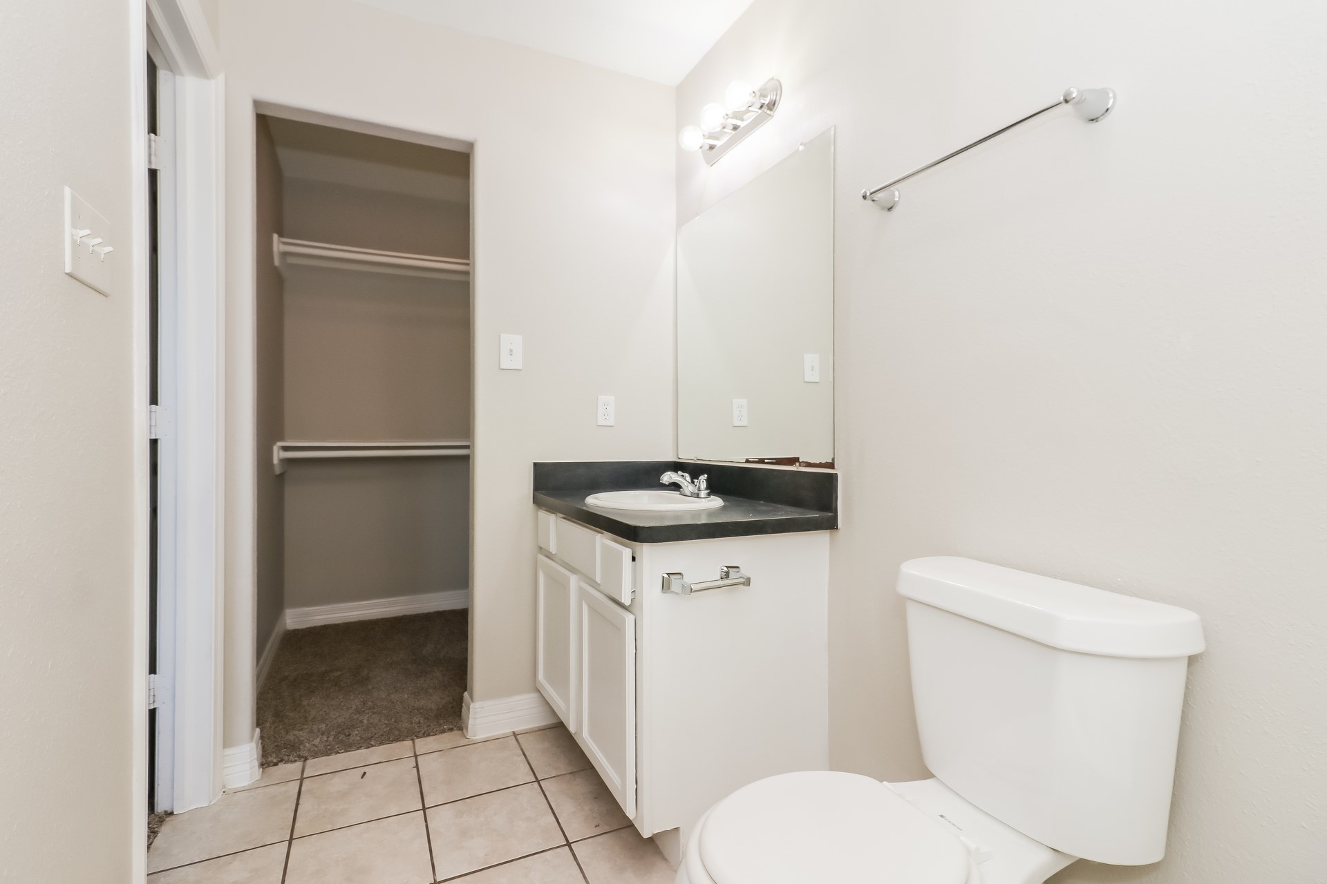 214 North Native Lane Houston, TX 77022 - Photo 16 of 18 a bathroom with a sink a toilet and vanity