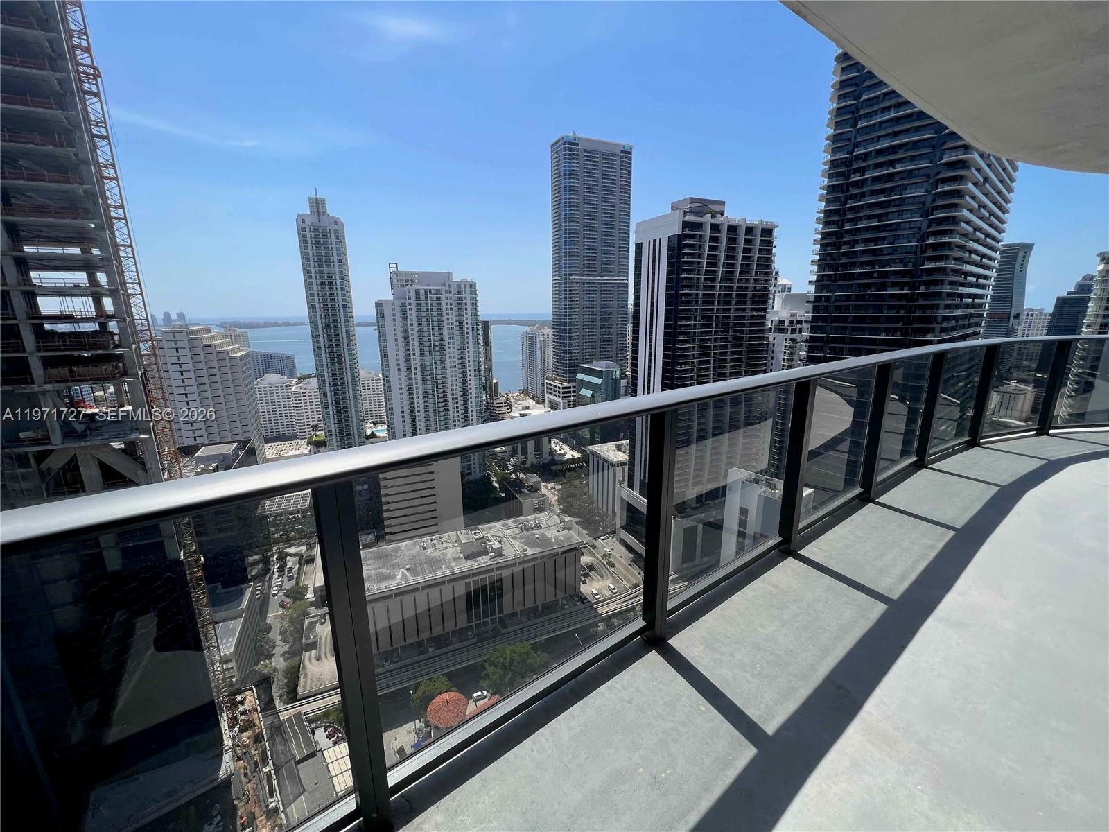 45 Southwest 9th Street, Unit 3703 Miami, FL 33130 - Photo 53 of 73 a view of balcony with city view