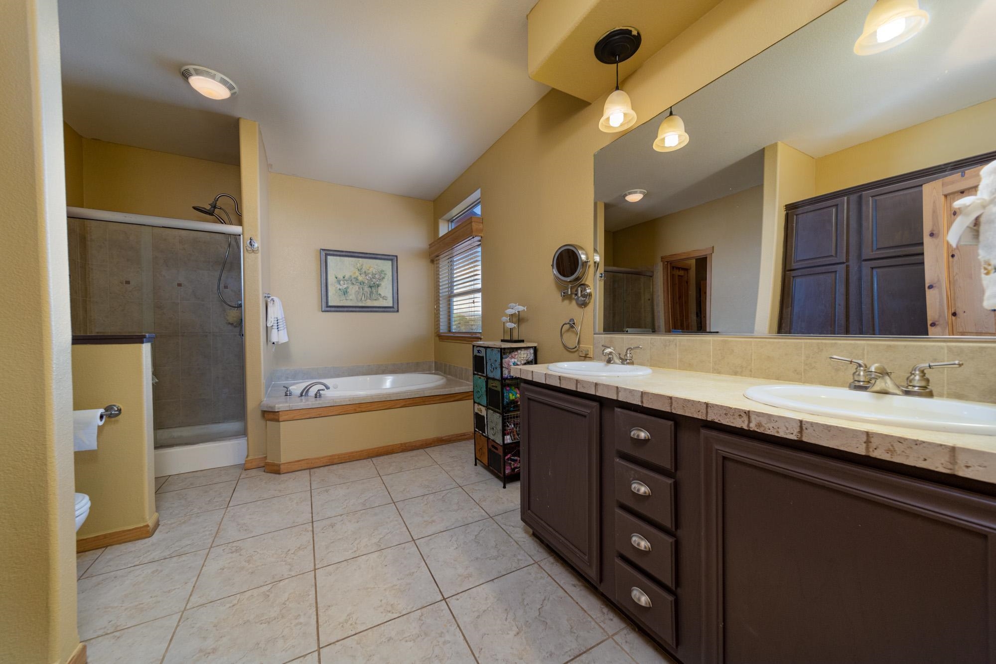 1745 North 3/10 Road Fruita, CO 81521 - Photo 17 of 41 a spacious bathroom with a tub sink and mirror