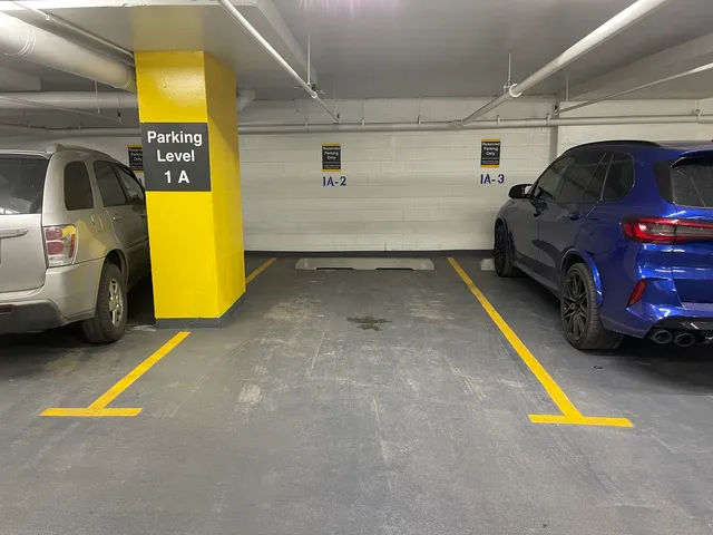 a view of car garage