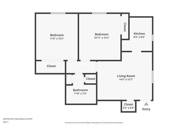 $1,650 | 4018 Pitt Street, Unit C, New Orleans, LA 70115