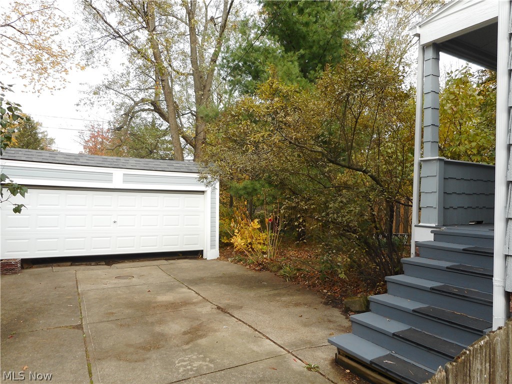 1150 Castleton Road Cleveland Heights, OH 44121 - Photo 23 of 25 Nice two car garage with new door. Such a private yard and another entrance to the porch.