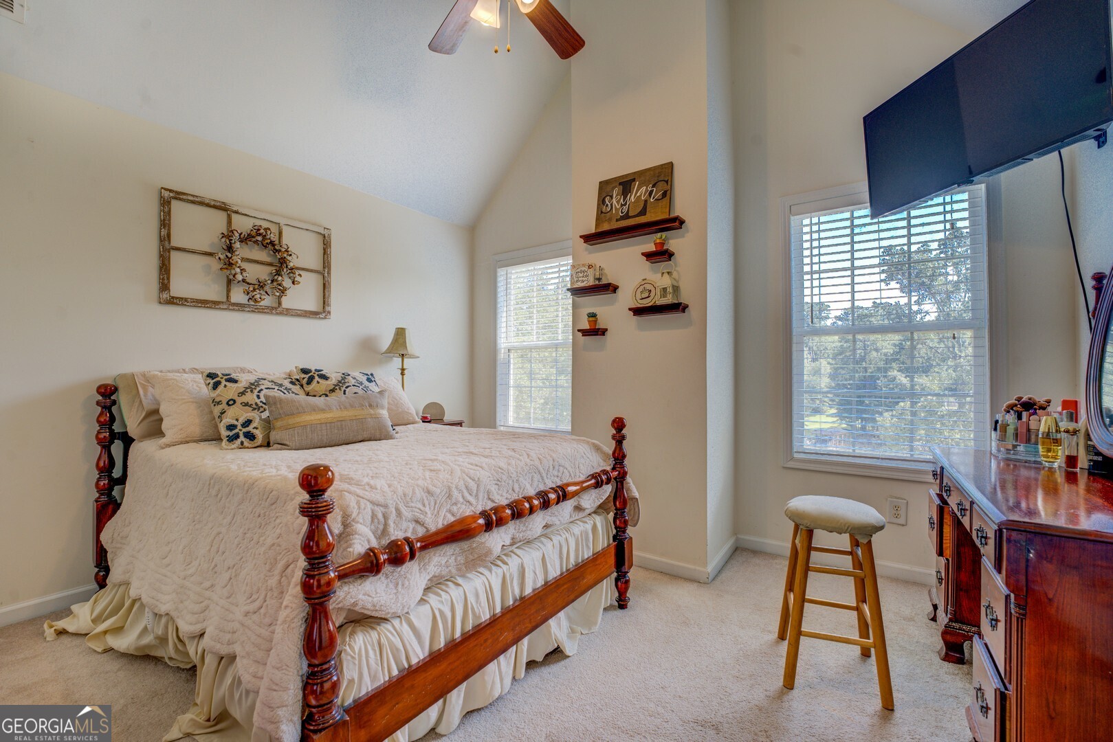 734 Raven Road Monticello, GA 31064 - Photo 54 of 81 a bedroom with a bed and a window