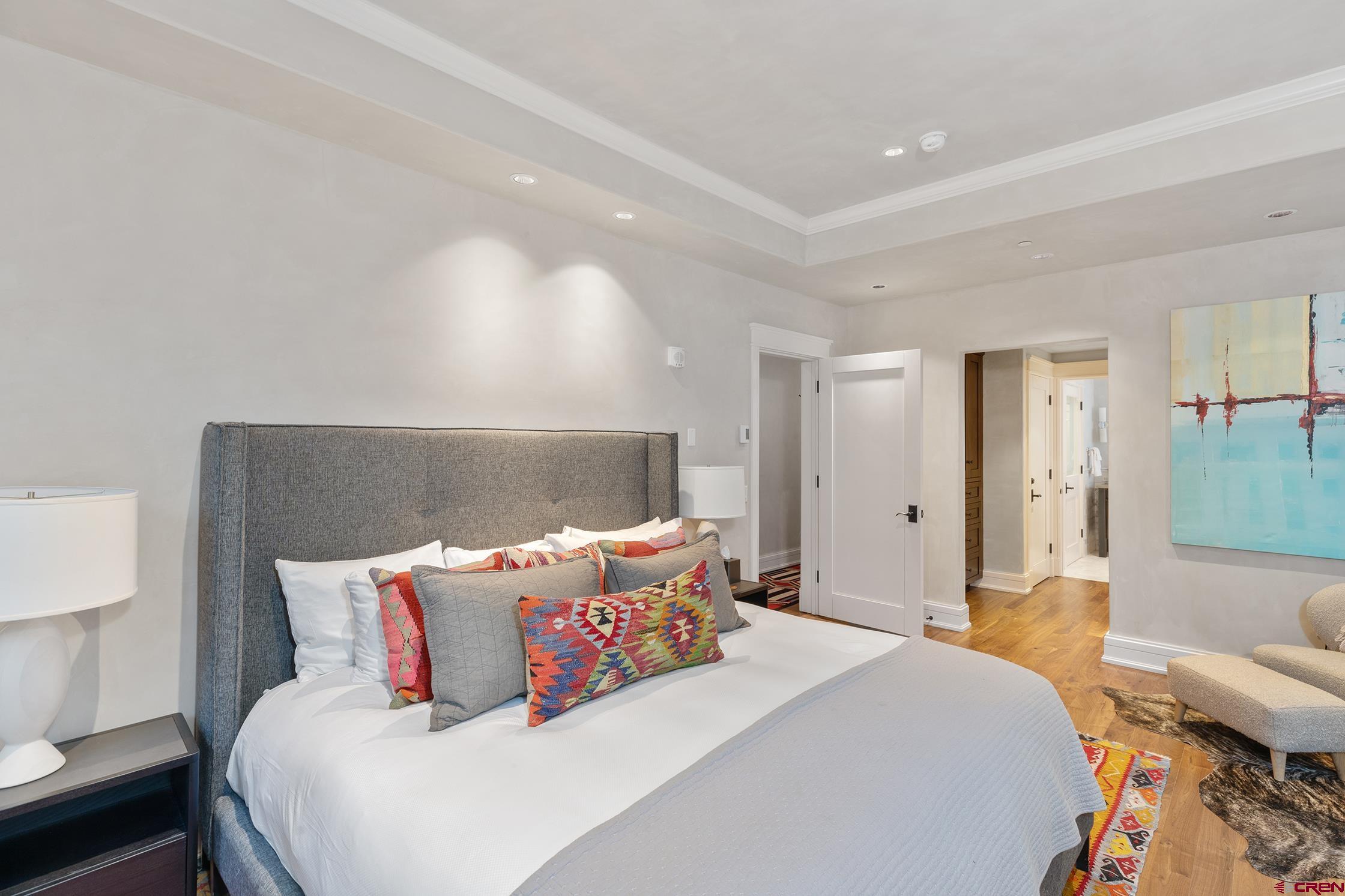 398 South Davis Street, Unit SW 201 Telluride, CO 81435 - Photo 16 of 23 a bedroom with a bed and a couch