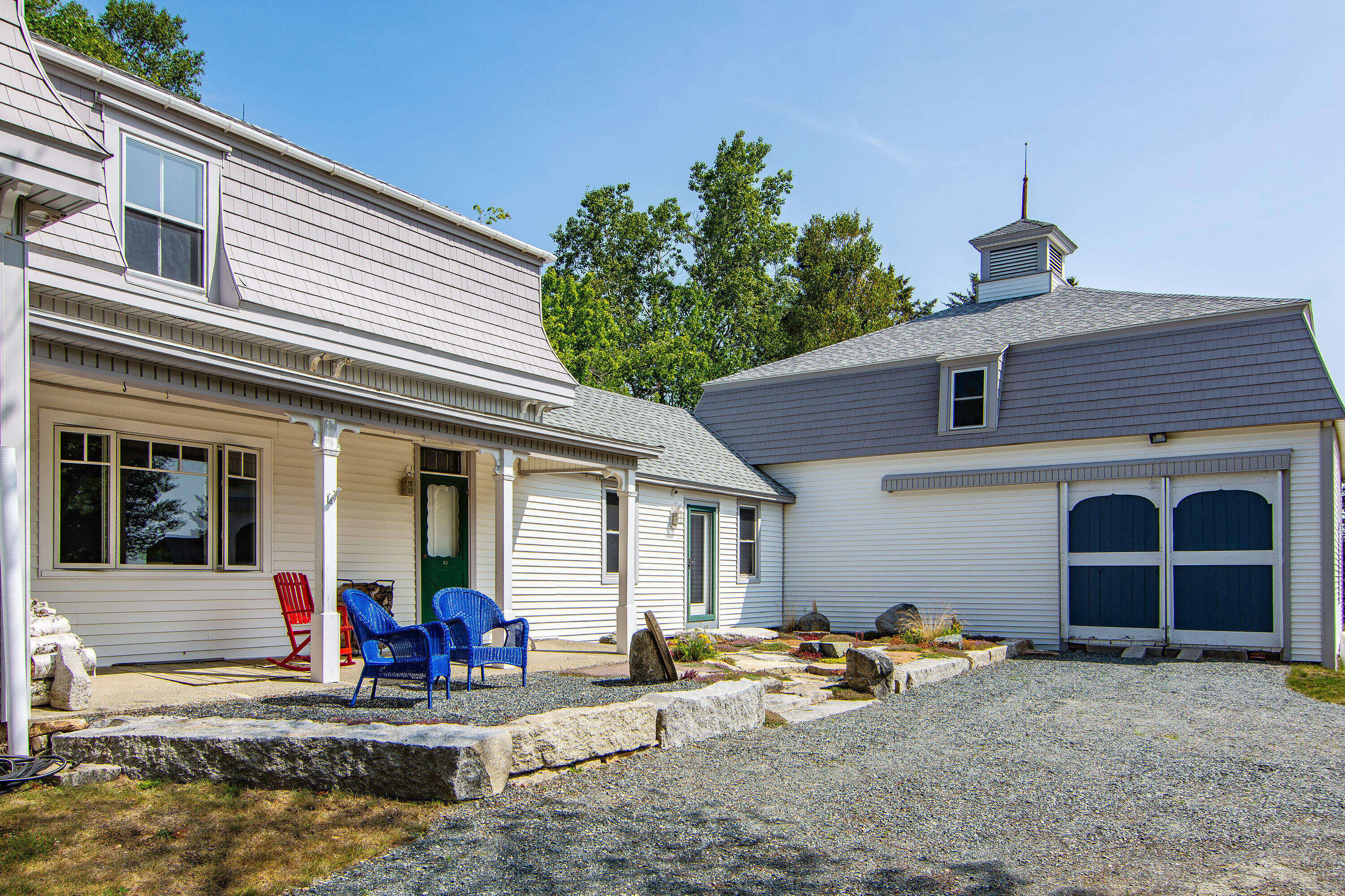 80 Main Street Prospect Harbor, ME 04669 - Photo 15 of 56 Exterior side & barn entrance