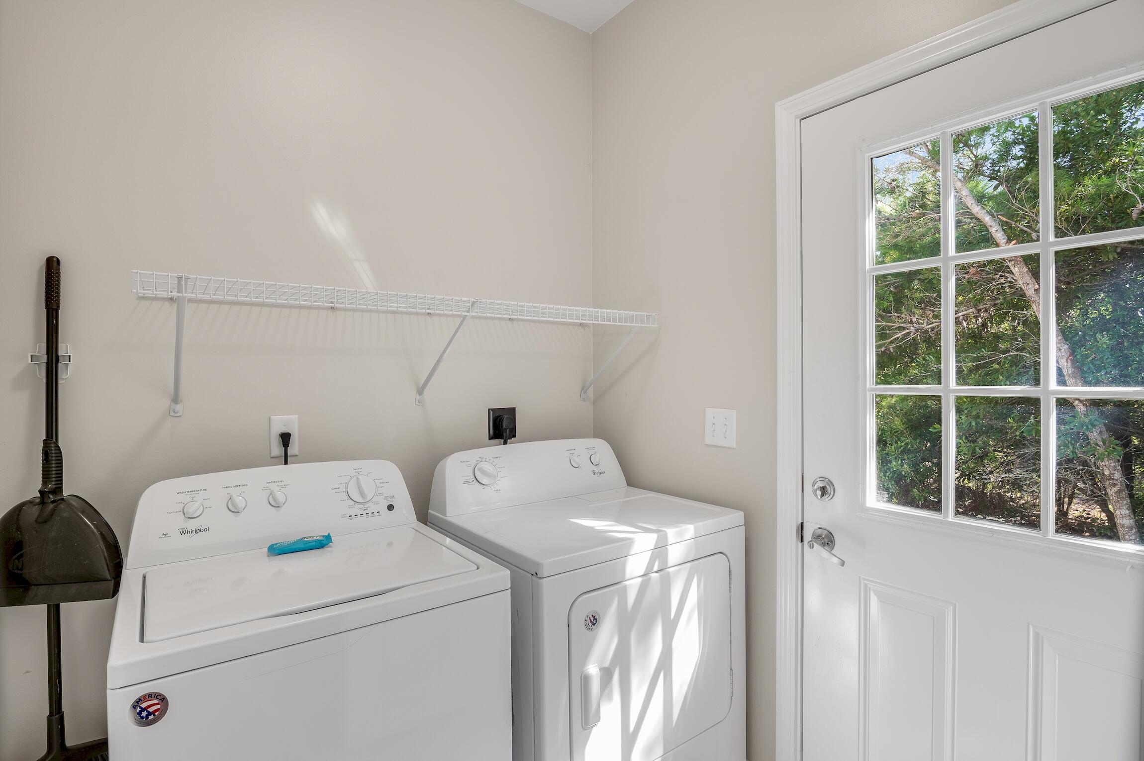58 Gulf Cove Court Santa Rosa Beach, FL 32459 - Photo 18 of 29 a utility room with dryer and washer