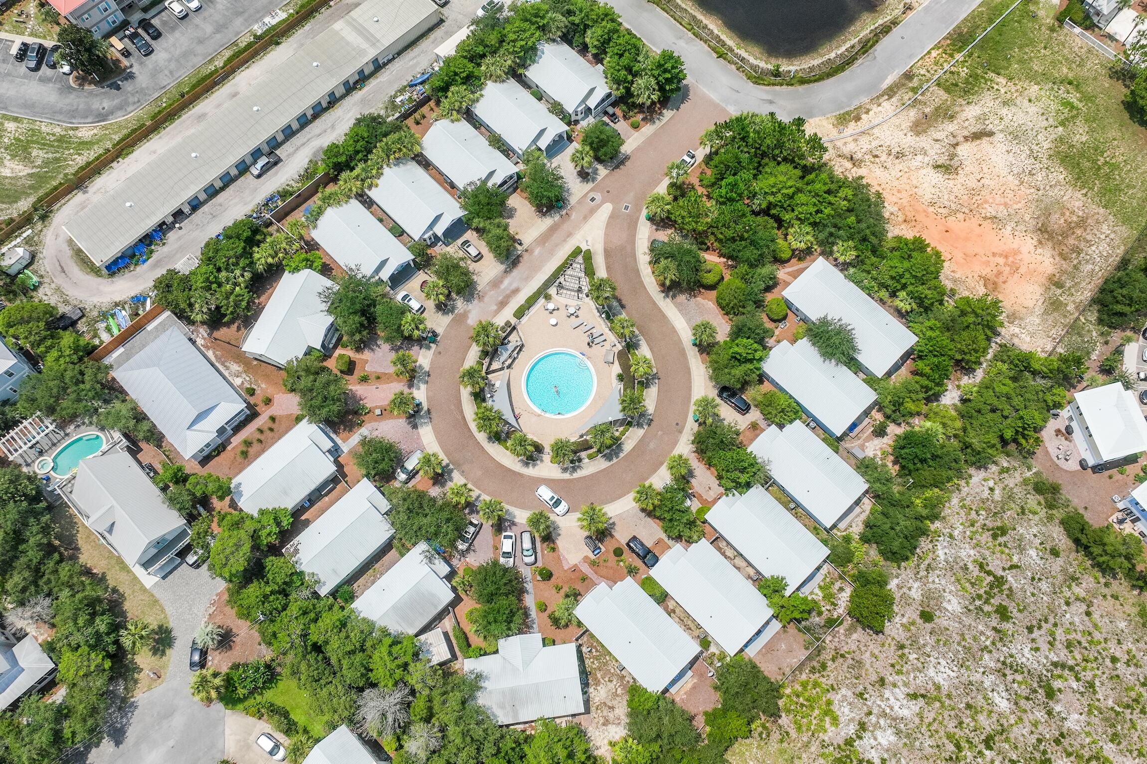 58 Gulf Cove Court Santa Rosa Beach, FL 32459 - Photo 26 of 29 an aerial view of a house with a yard