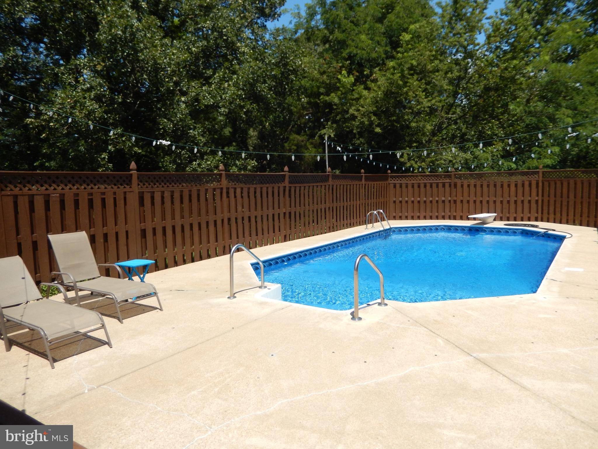 11905 Mill Bridge Road Lusby, MD 20657 - Photo 44 of 59 a view of a swimming pool with a lounge chair
