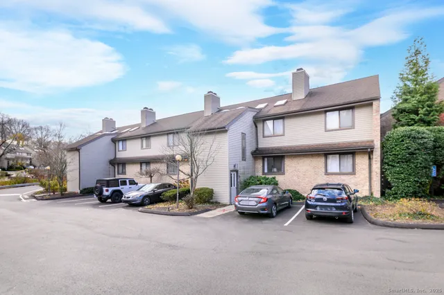 a car parked in front of a building
