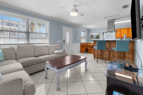 a view of a backyard with a patio