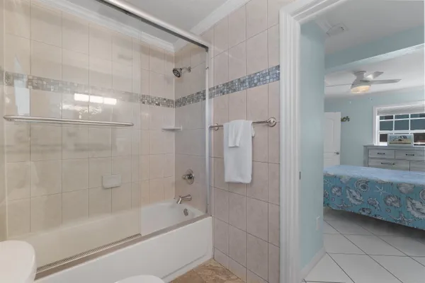 a view of a hallway with washer and dryer