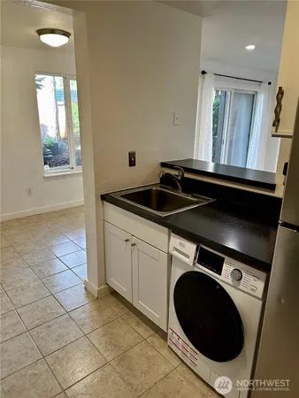a close view of utility sink