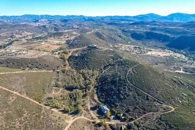 a view of a sky from a mountain