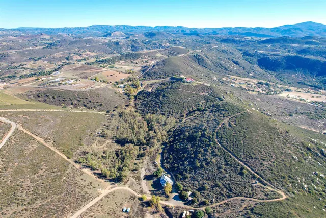 a view of city and mountain