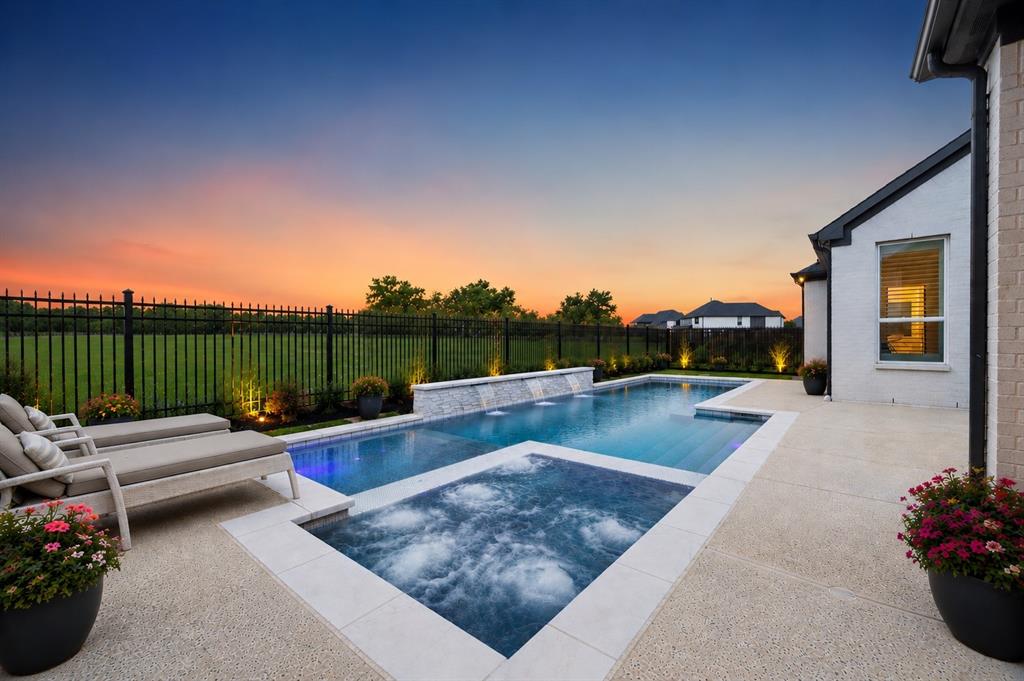 7024 Prairie Ridge Road Argyle, TX 76226 - Photo 5 of 40 Incredible Pool Backing to Greenbelt (open rod fencing & landscaping is virtual - seller offering fence/landscape credit)