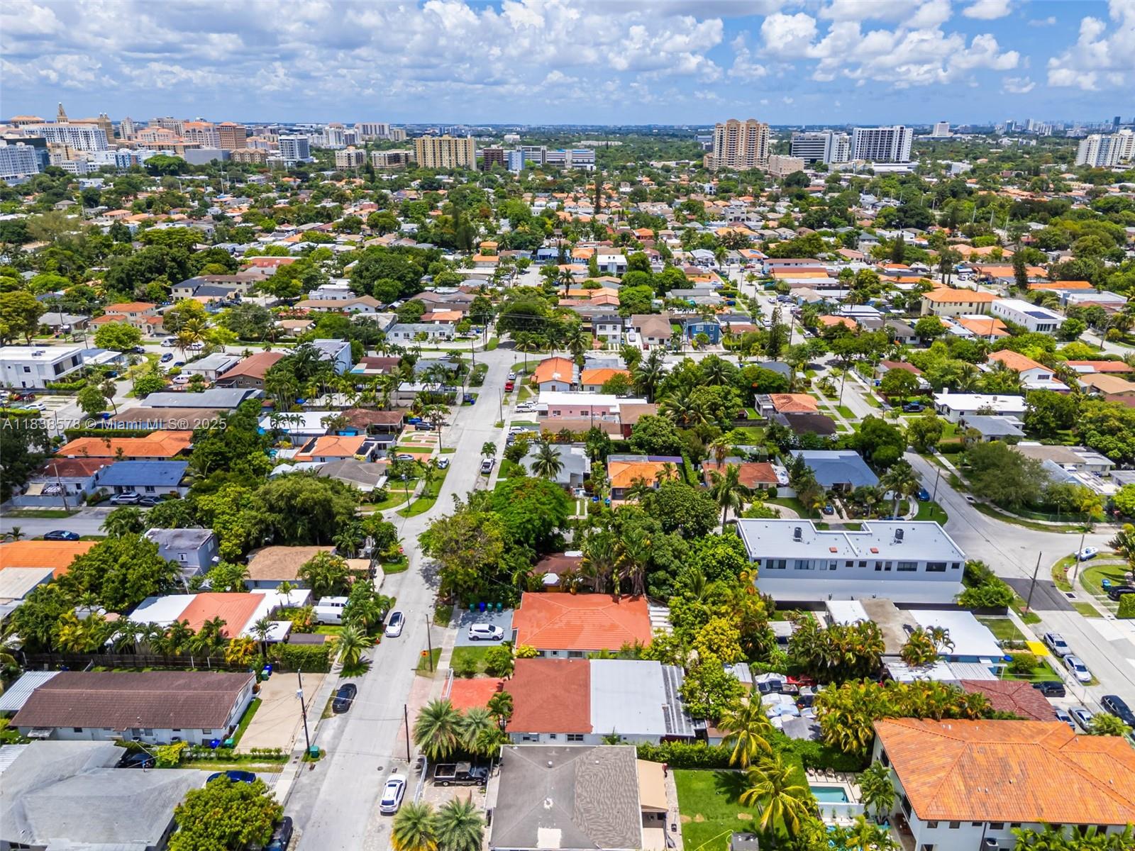 2761 Southwest 33rd Court Miami, FL 33133 - Photo 40 of 46 an aerial view of a city
