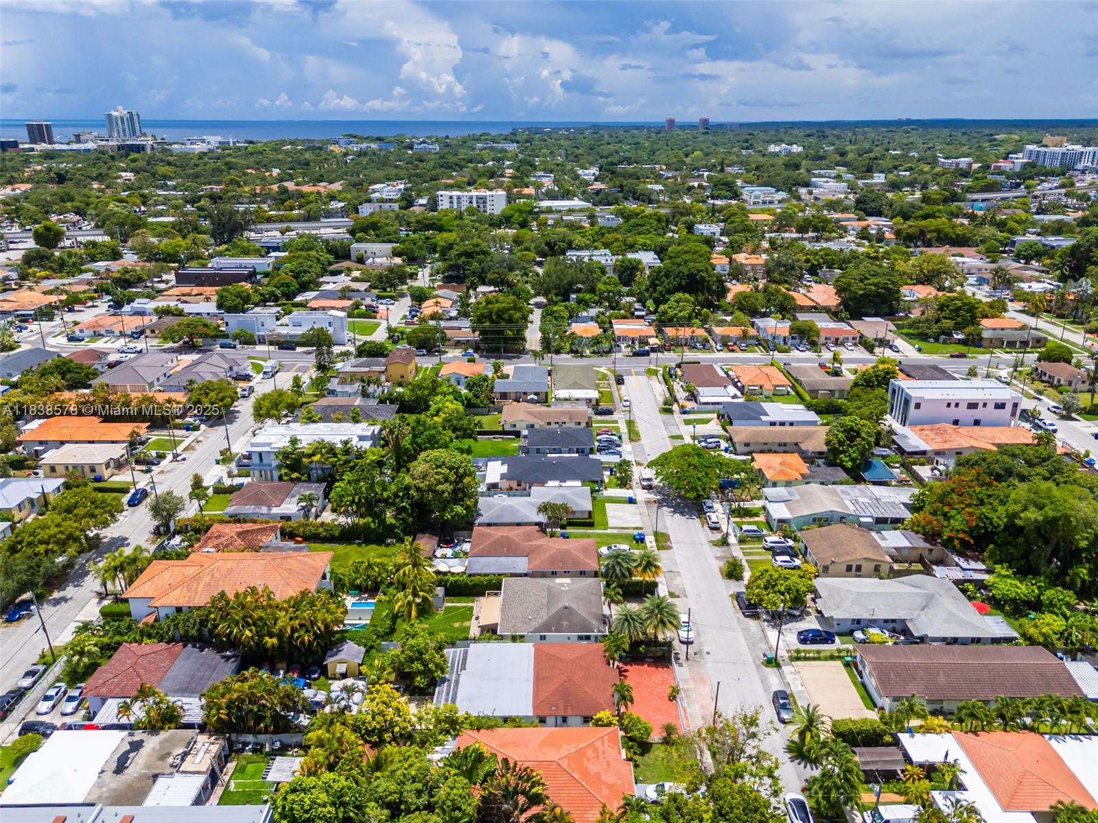 2761 Southwest 33rd Court Miami, FL 33133 - Photo 44 of 46 an aerial view of residential houses with outdoor space