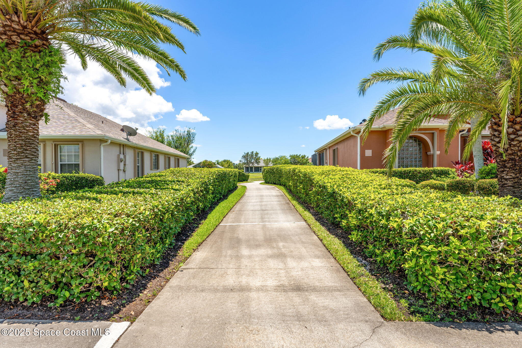 3121 Camberly Circle Melbourne, FL 32940 - Photo 35 of 52 a view of a house with a yard and potted plants