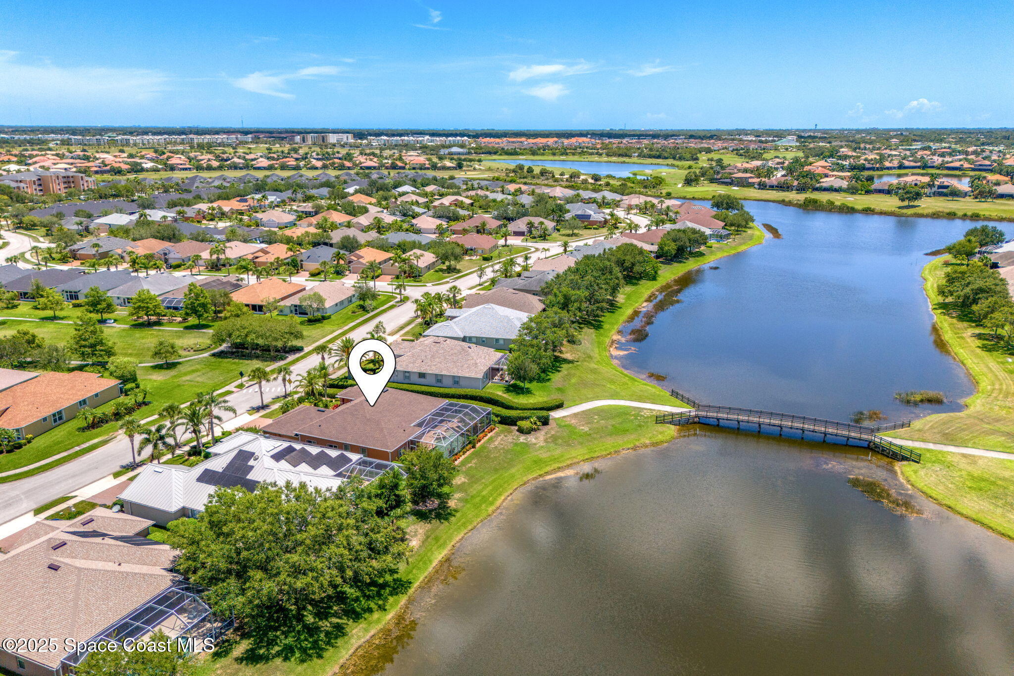 3121 Camberly Circle Melbourne, FL 32940 - Photo 38 of 52 view of an ocean and beach