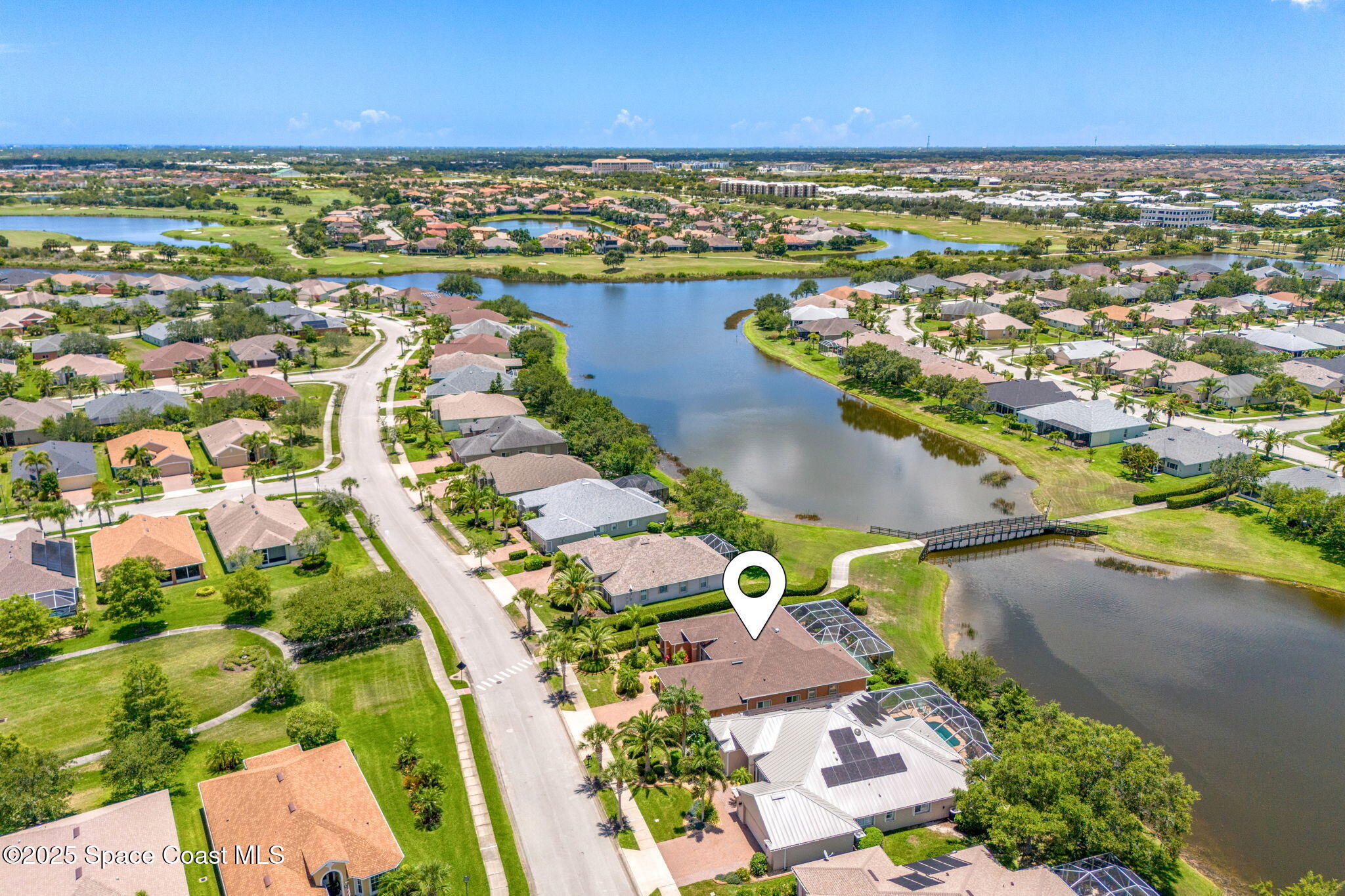 3121 Camberly Circle Melbourne, FL 32940 - Photo 41 of 52 an aerial view of residential houses with outdoor space