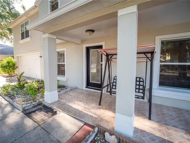 a view of a entryway door of the house