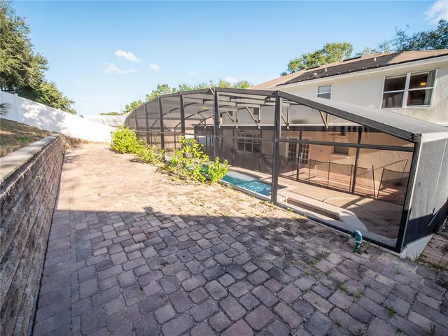 a view of a room with empty racks