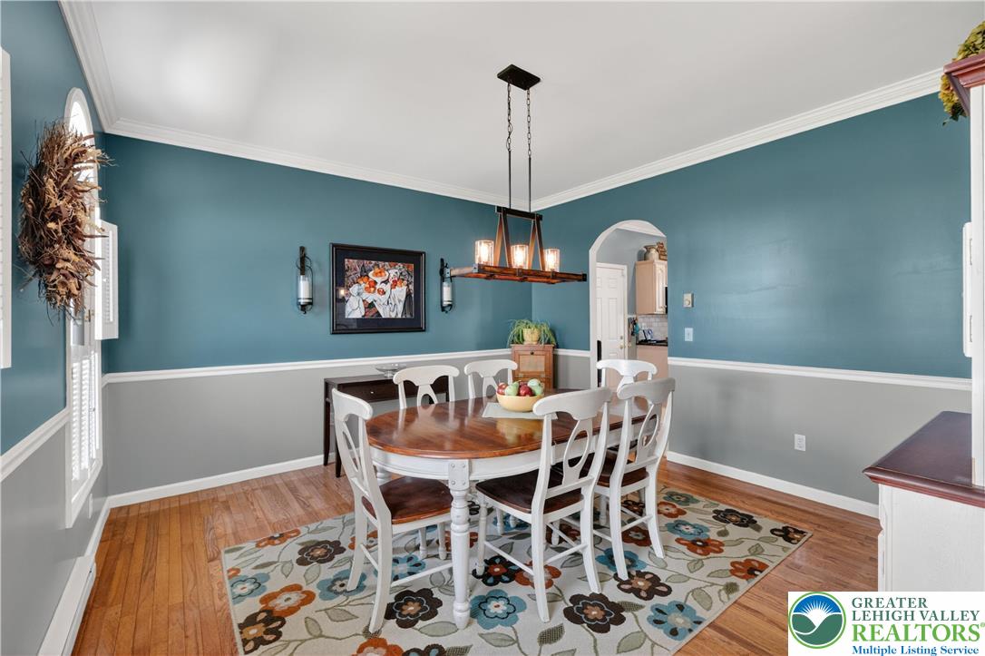 3110 Valley View Drive Bath, PA 18014 - Photo 14 of 64 a view of a dining room with furniture and wooden floor