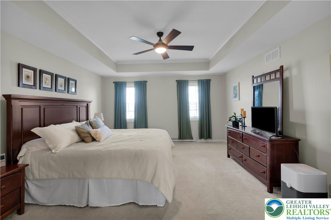 3110 Valley View Drive Bath, PA 18014 - Photo 26 of 64 a bedroom with a bed and a flat screen tv