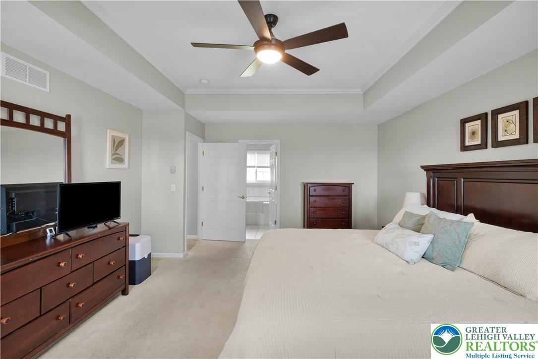 3110 Valley View Drive Bath, PA 18014 - Photo 27 of 64 a bedroom with a bed and a flat screen tv