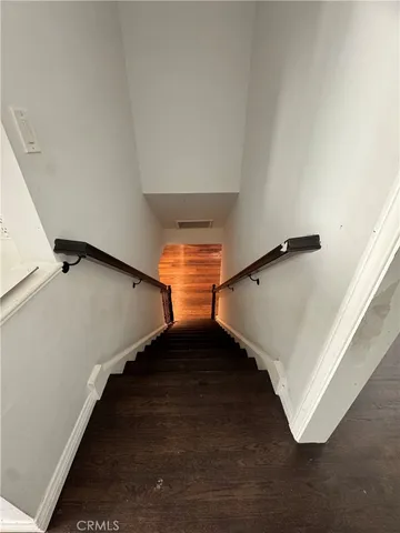 a view of walk in closet with window