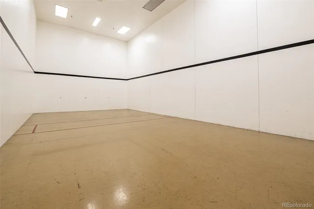a view of a refrigerator in a room