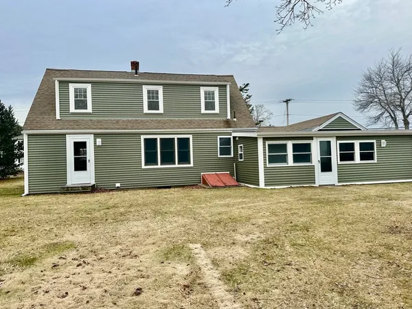 a backyard of a house