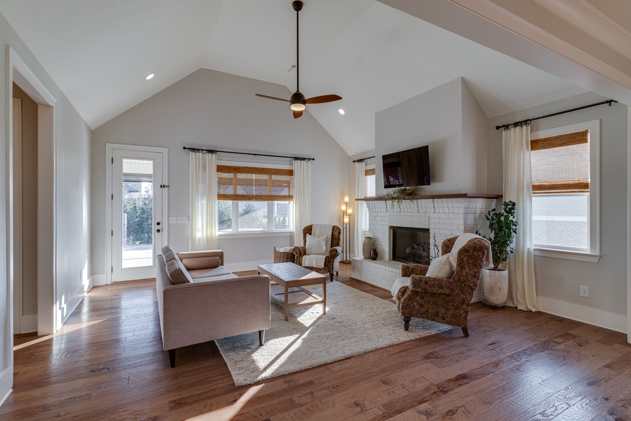 136 Vanner Road Mount Juliet, TN 37122 - Photo 16 of 55 a living room with furniture fireplace and window