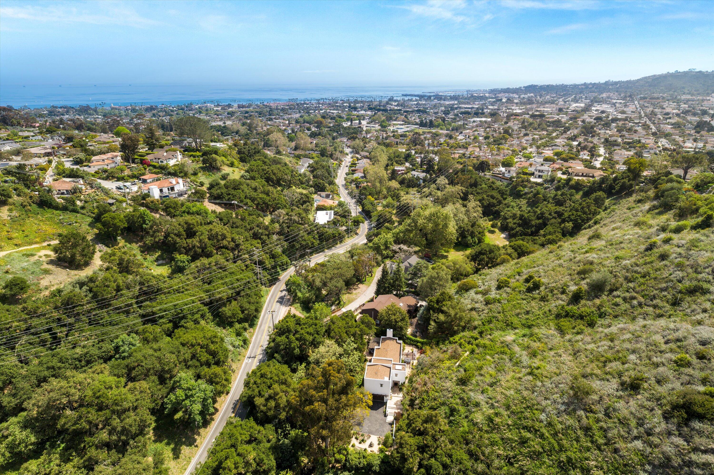 1435 Sycamore Canyon Road Santa Barbara, CA 93108 - Photo 45 of 49 an aerial view of multiple house