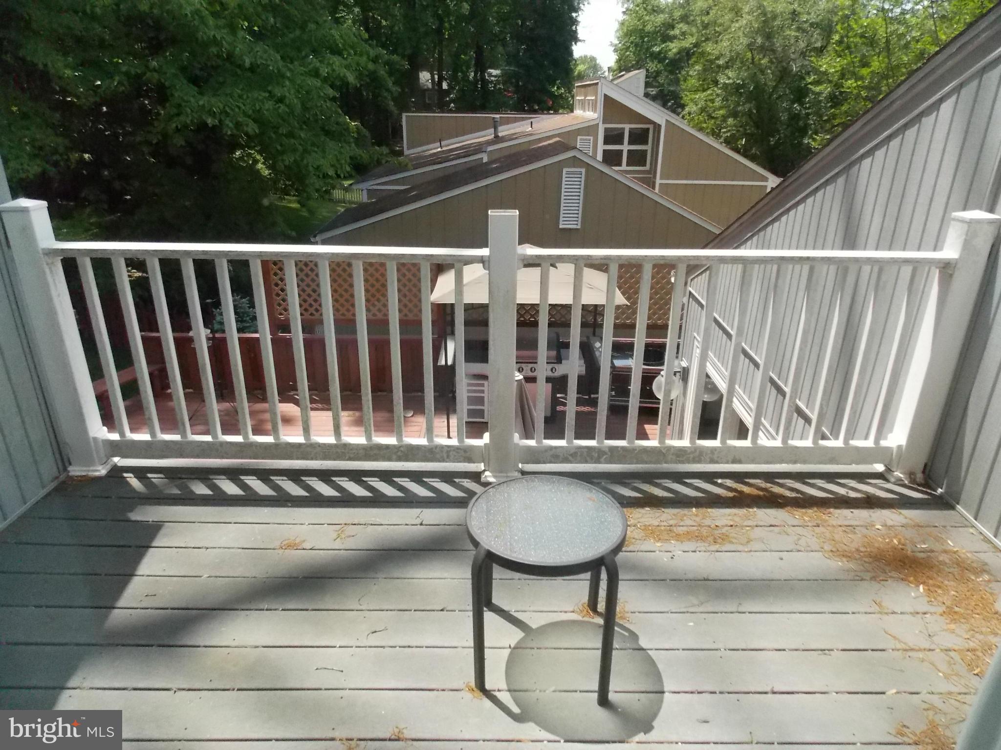 9325 Raintree Road Burke, VA 22015 - Photo 14 of 30 Master Bedroom, private balcony