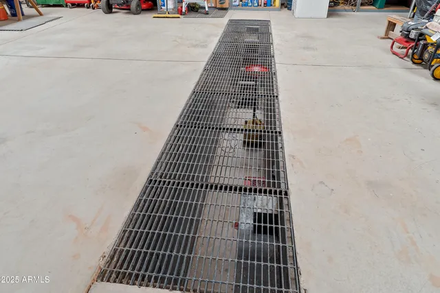 a room with storage and utility