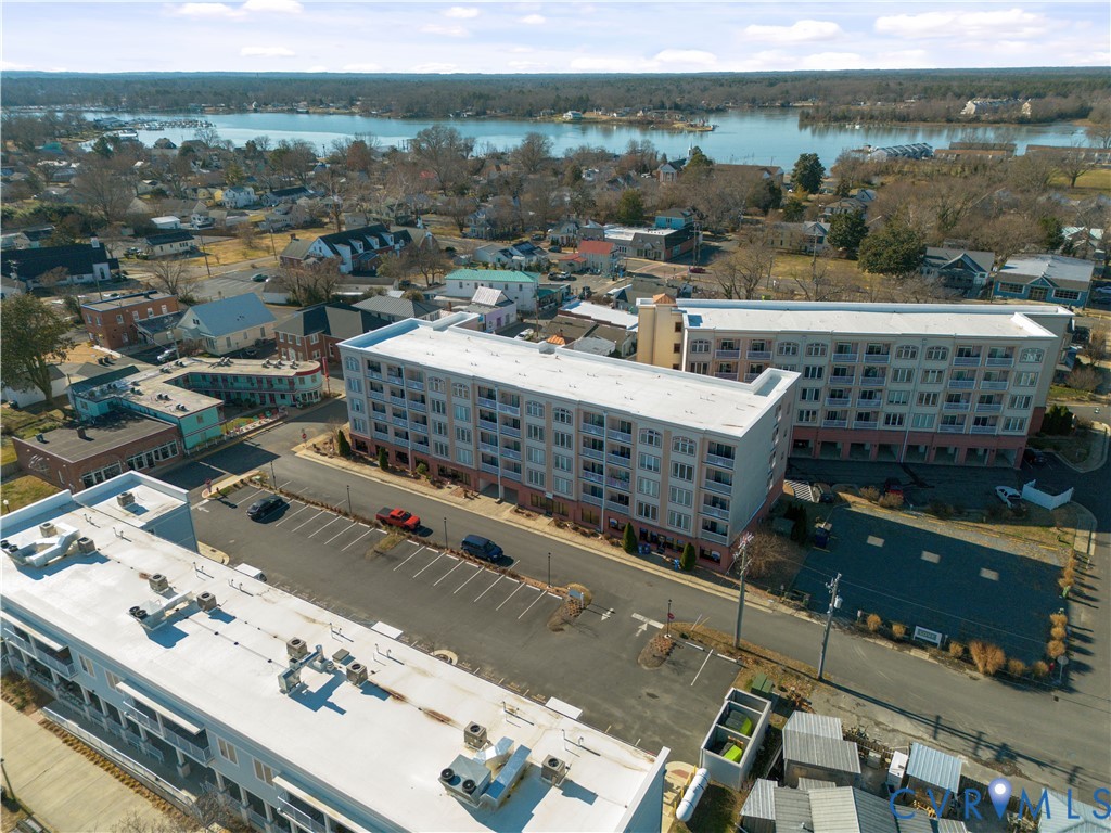 100 Taylor Street, Unit 302 Colonial Beach, VA 22443 - Photo 26 of 30 Aerial view of a nearby body of water
