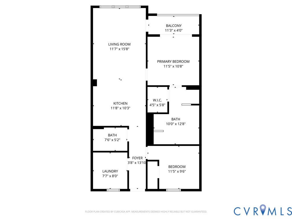 100 Taylor Street, Unit 302 Colonial Beach, VA 22443 - Photo 30 of 30 View of room layout