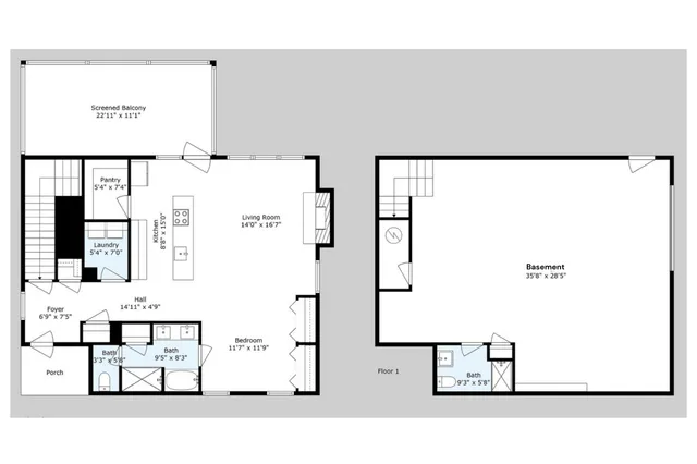 a picture of a room with a floor to ceiling window