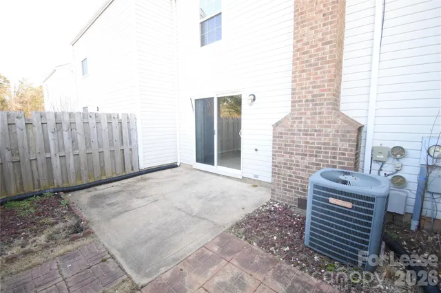 a backyard of a house