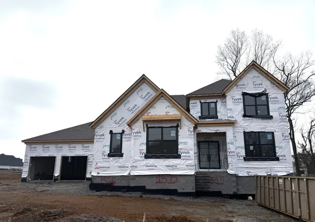 front view of house with a yard