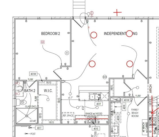 a picture of a bathroom with a sink and mirror