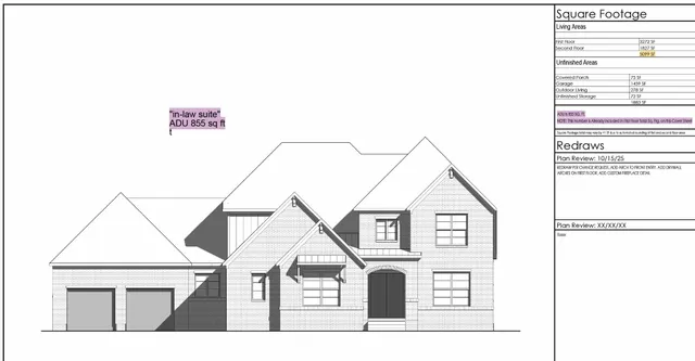 front view of house with a yard