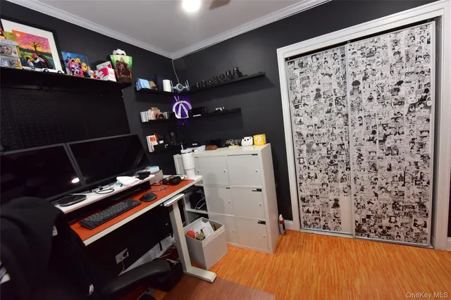 a room with storage and utility