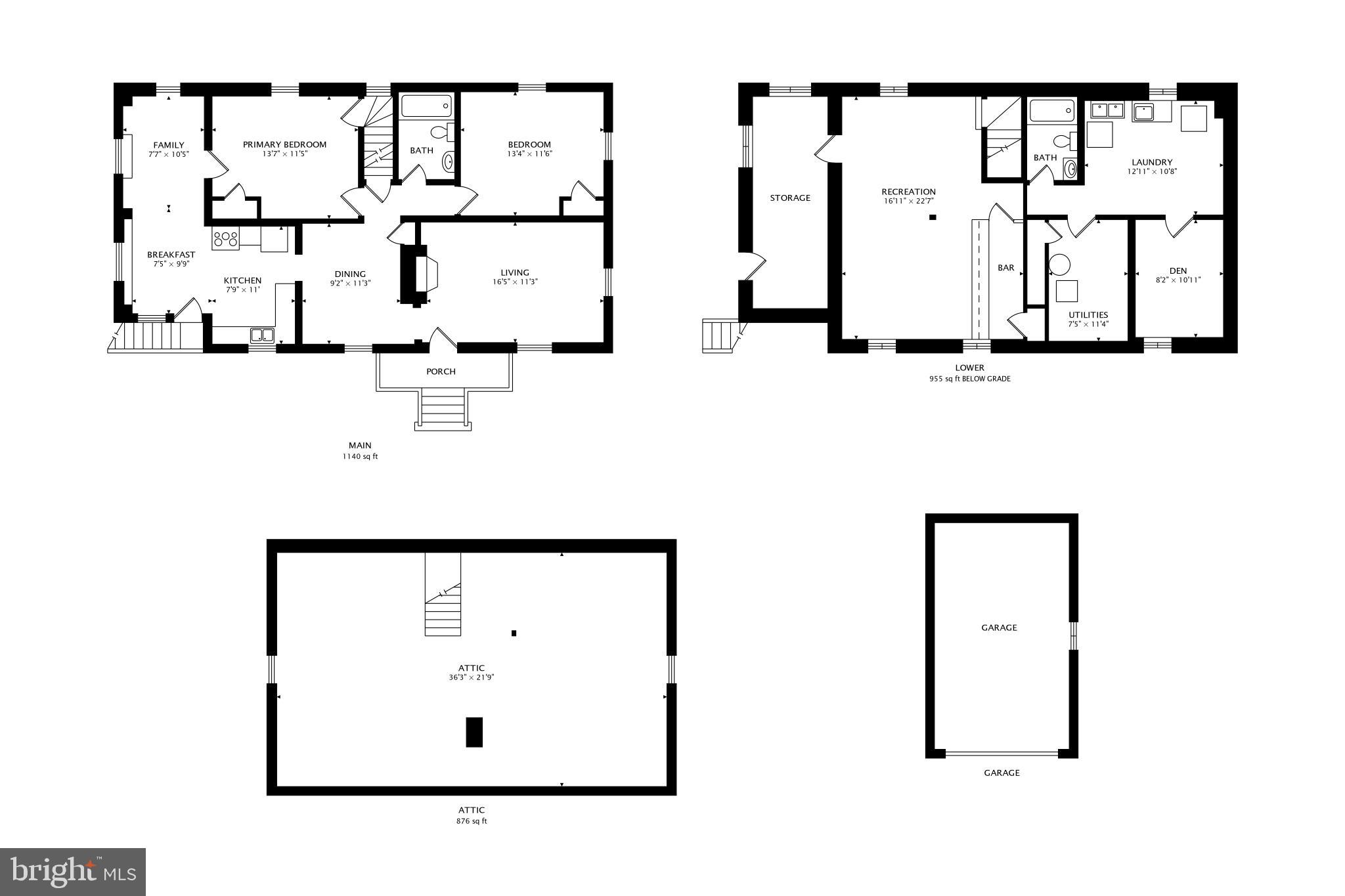 4401 32nd Street Mount Rainier, MD 20712 - Photo 34 of 38 a picture of a floor plan